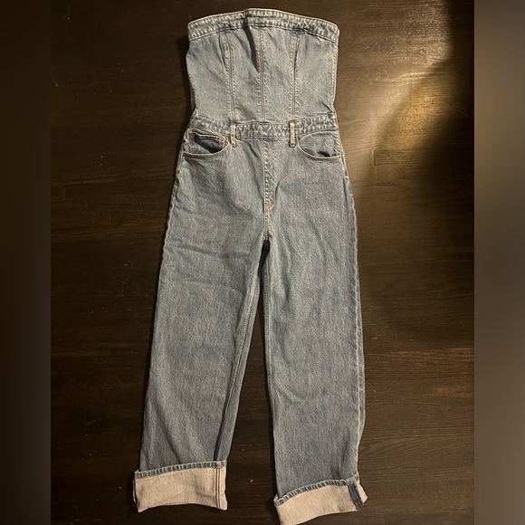 Abercrombie denim jumpsuit - Picture 2 of 2